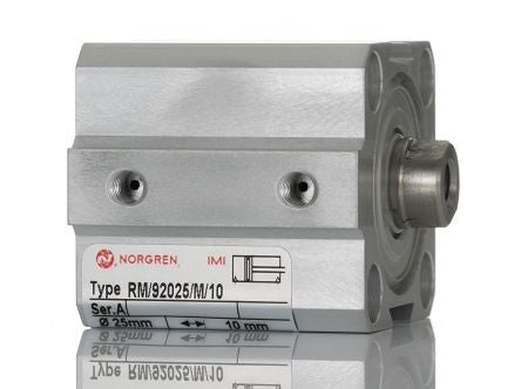 Norgren Pneumatic Cylinder - RM/92000/M 25 mm Bore, 10 mm RM/92025/M Series, Double Acting Acting