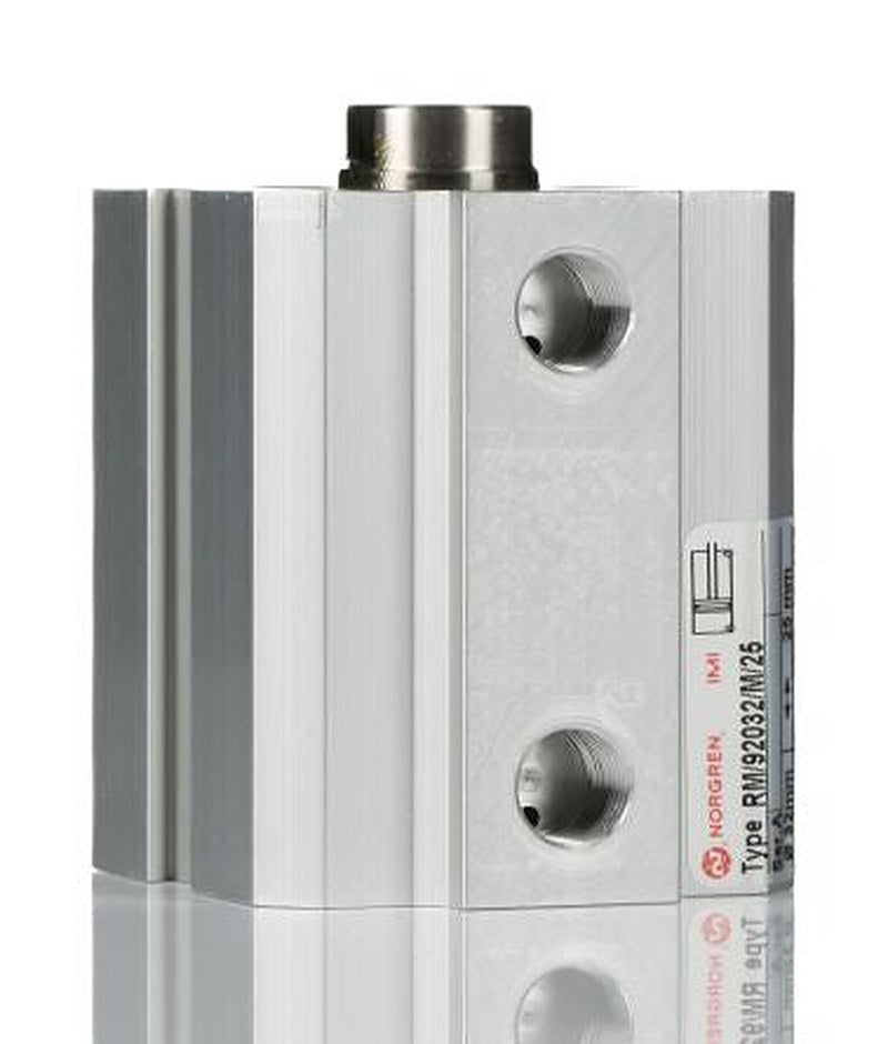Norgren Pneumatic Compact Cylinder - 32 mm Bore, 25 mm RM/92000/M Series, Double Acting Acting