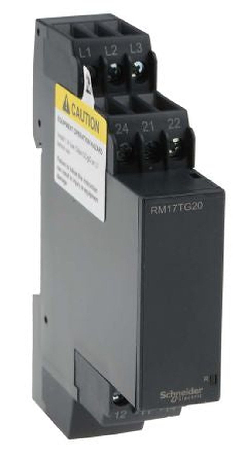 Schneider Electric Monitoring Relay, 3 Phase, DPDT, DIN Rail, 484V ac