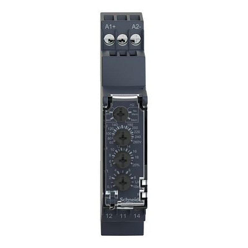 Schneider Electric Monitoring Relay, 1 Phase, SPDT, DIN Rail, 240V ac 240 V dc