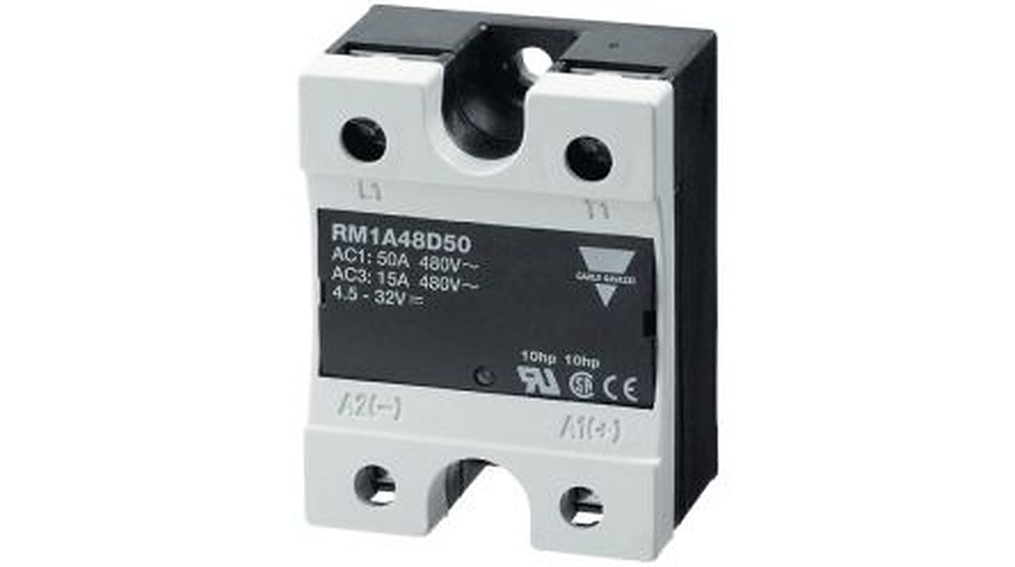 Carlo Gavazzi RM1C Series Solid State Relay, 50 A Load, Panel Mount, 660 V ac/dc Load, 32V ac/dc Control