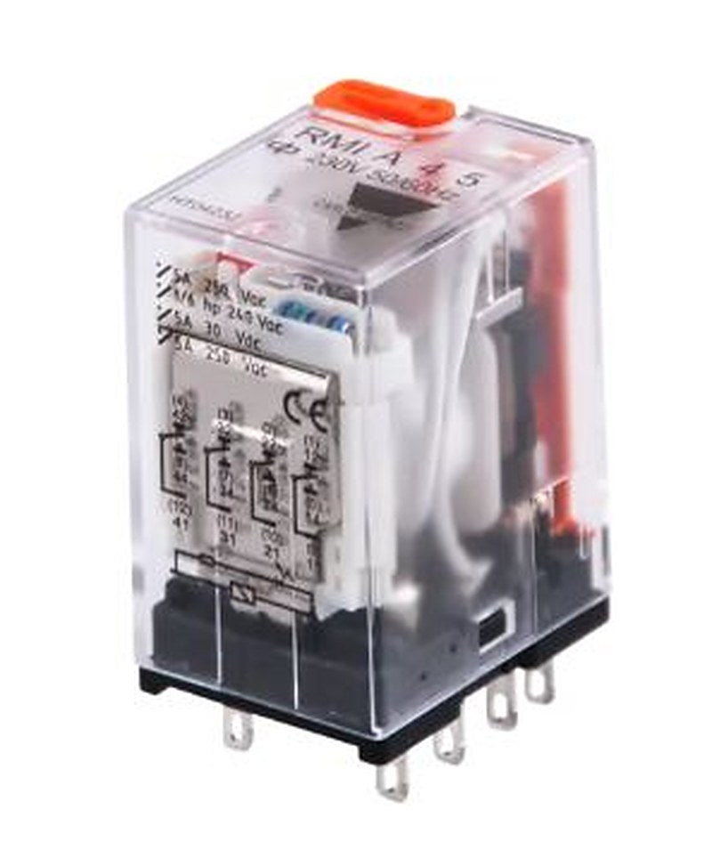 Carlo Gavazzi Power Relay, 230V ac Coil, 5A Switching Current, 4PDT