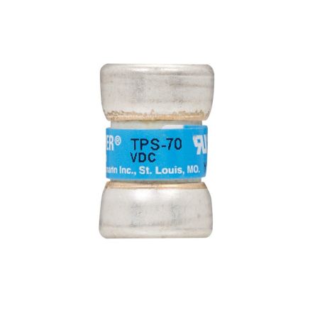 Eaton 70A Glass Melamine Cartridge Fuse, 0.56 x 0.87 in