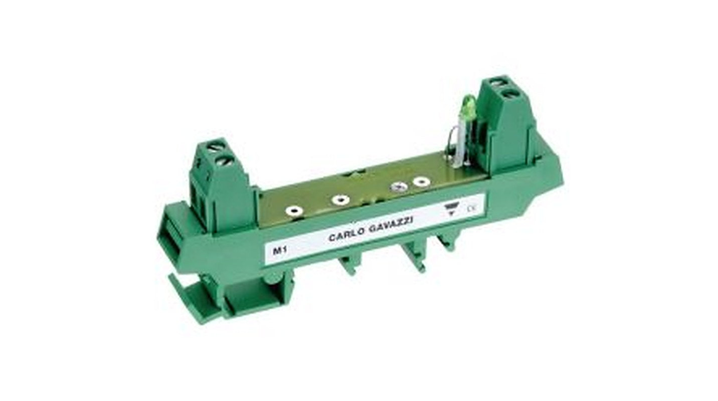 Carlo Gavazzi RPM1 4 Way 230V DIN Rail, DIN Rail Relay Socket, for use with RP Series Realy