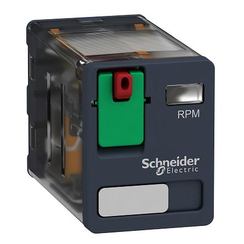 Schneider Electric Panel Power Relay, 230V ac Coil, 15A Switching Current, DPDT