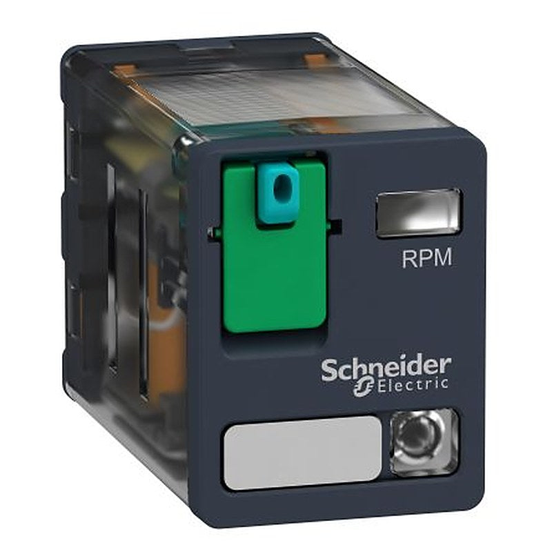 Schneider Electric Panel Power Relay, 12V dc Coil, 15A Switching Current, DPDT