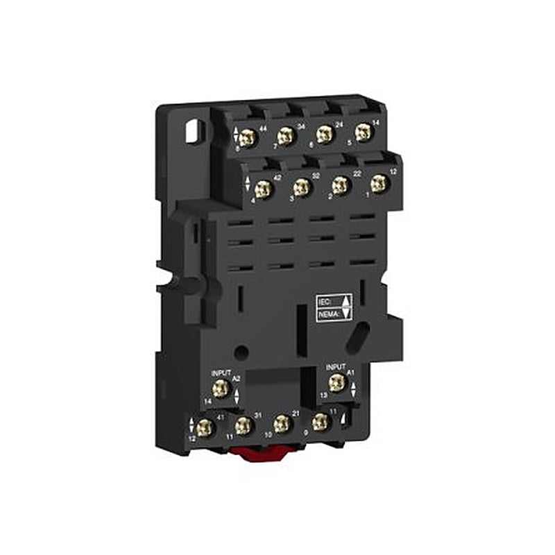 Schneider Electric RPZ 4 Way 250V Chassis Relay Socket, for use with Relay