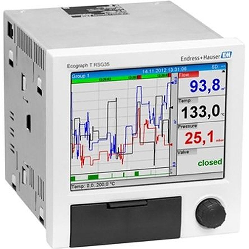 Endress+Hauser RSG35-B1AL7 4 Graphical Chart Recorder Temperature