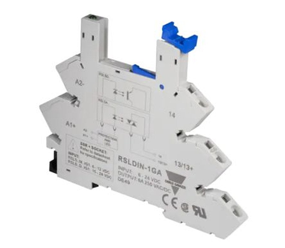 Carlo Gavazzi DIN Adapter for Solid State Relays, RSLDIN-1GAX10
