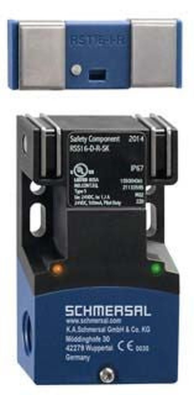Schmersal RSS 16 Series RFID Non-Contact Safety Switch, Fibreglass Reinforced Thermoplastic Housing, 26.4V dc, 2, Screw