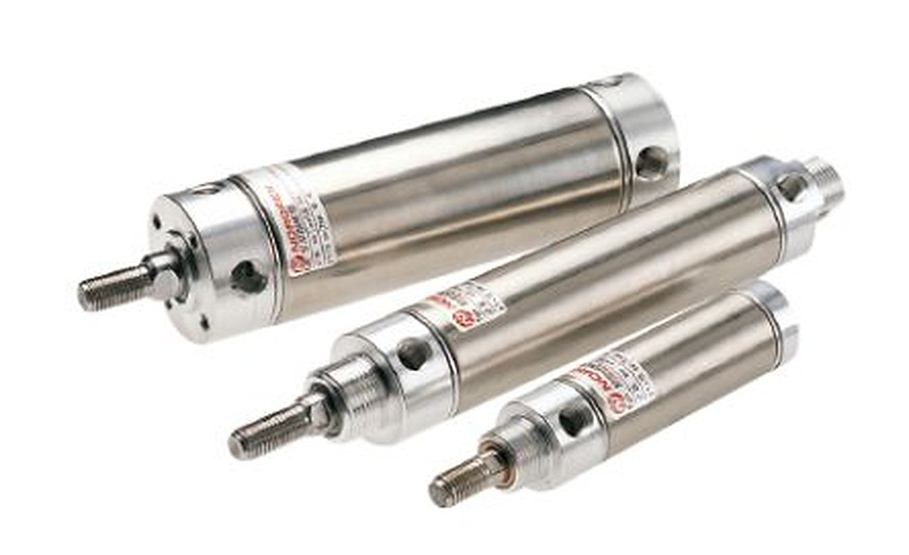 Norgren Pneumatic Roundline Cylinder - 12 mm Bore, 25 mm RT57200M Series, Double Acting Acting