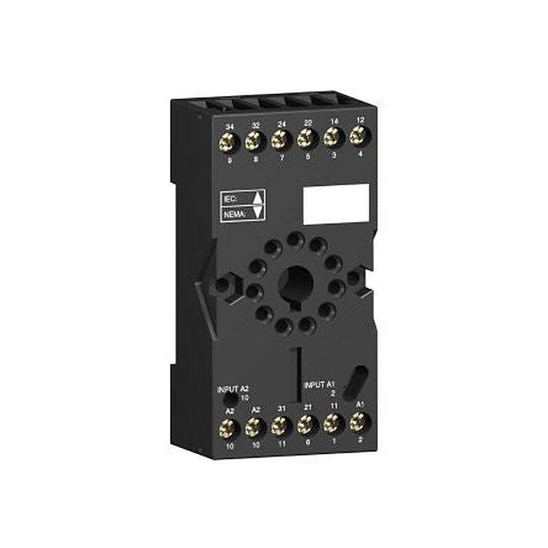 Schneider Electric RUZ 250V Panel Mount Relay Socket, for use with Relay RUMC2