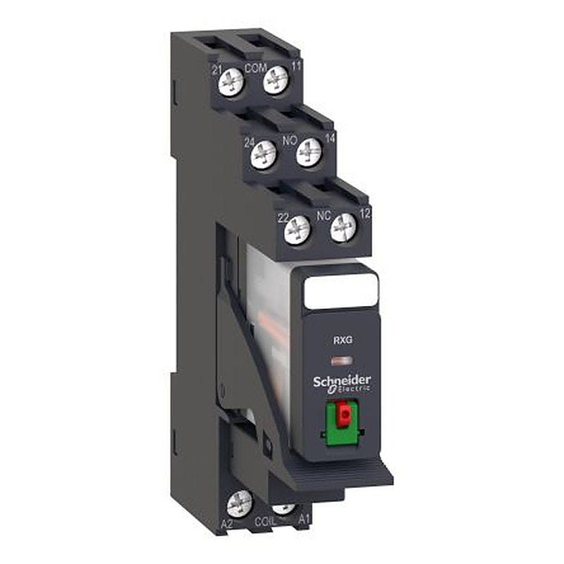 Schneider Electric Harmony Relay RXG Series Interface Relay, DIN Rail, 230V ac Coil, DPDT