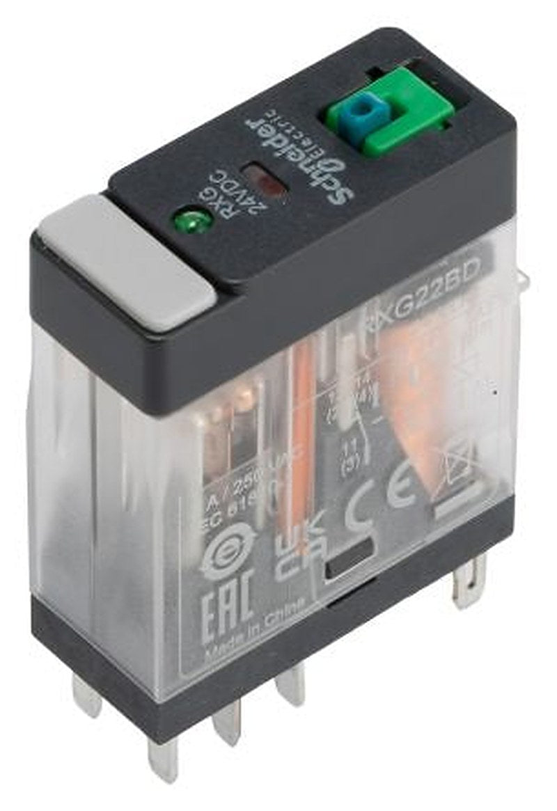Schneider Electric Power Relay, 24V dc Coil, 5A Switching Current, DPDT