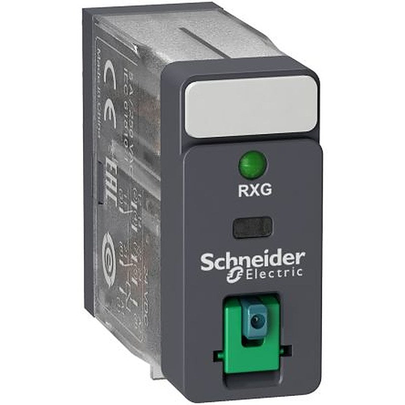Schneider Electric RXG Series Interface Relay, DIN Rail, 12V Coil, 2 CO, 5A