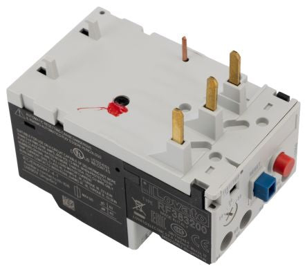 Lovato, RF38 Thermal Overload Relay NO/NC, 24A, 32 A F.L.C, 32A Contact Rating, 690V ac 3