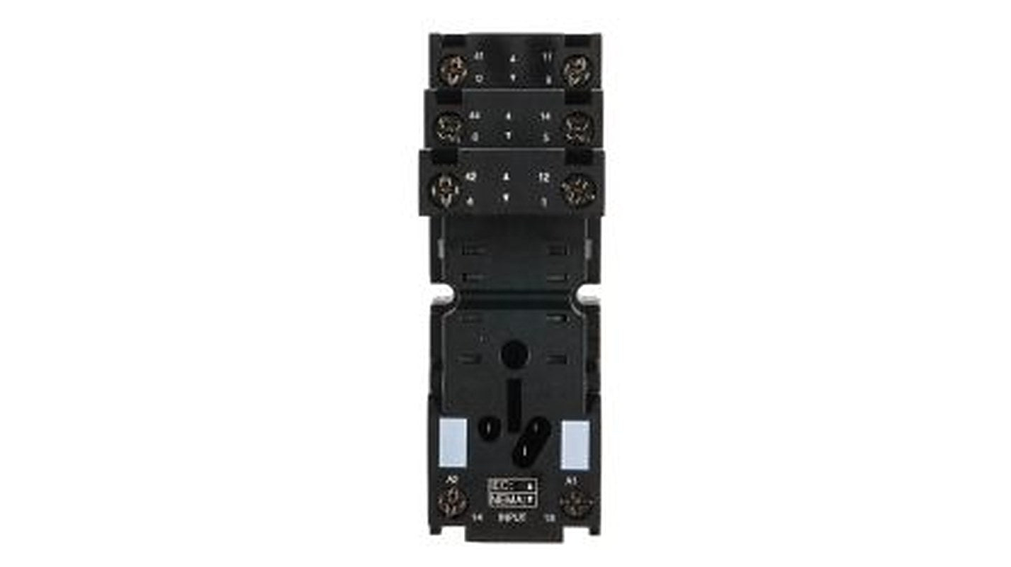 Schneider Electric Harmony Relay RXM 8 Way 250V DIN Rail Relay Socket, for use with Relais Series RSZ