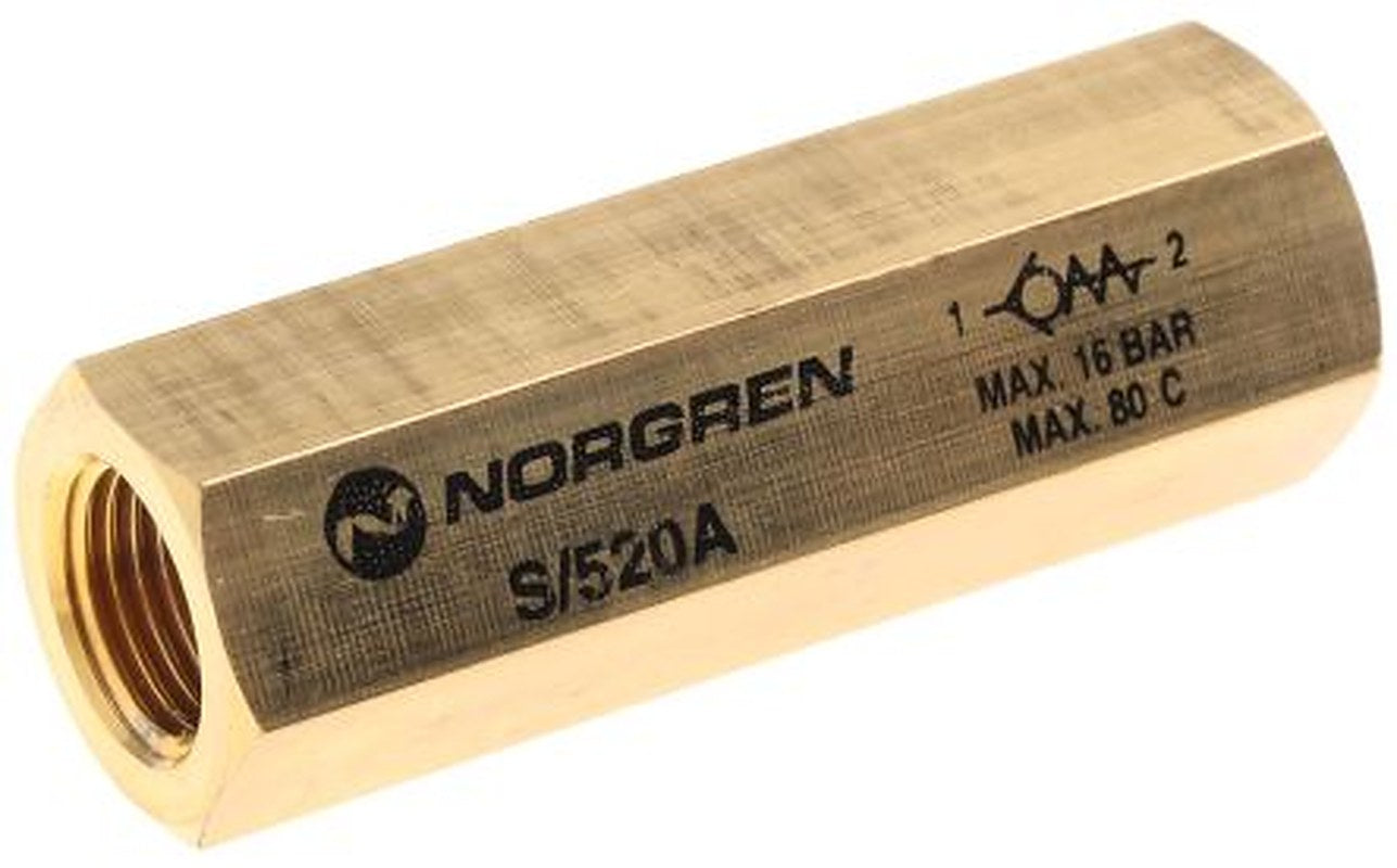 Norgren S/520 Non Return Valve, 16 bar Inlet Female Threaded, Outlet Female Threaded G