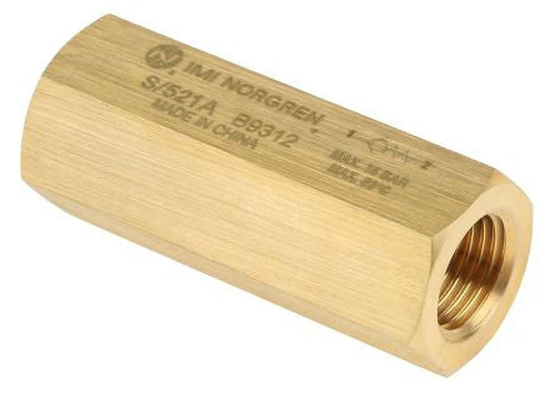 Norgren S/521 Non Return Valve, 16 bar Inlet Female Threaded, Outlet Female Threaded G
