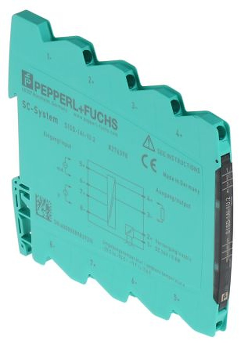 Pepperl + Fuchs S1SD Series Signal Conditioner, Current/Voltage Input, Current/Voltage Output, 16.8V dc, 31.2 V dc