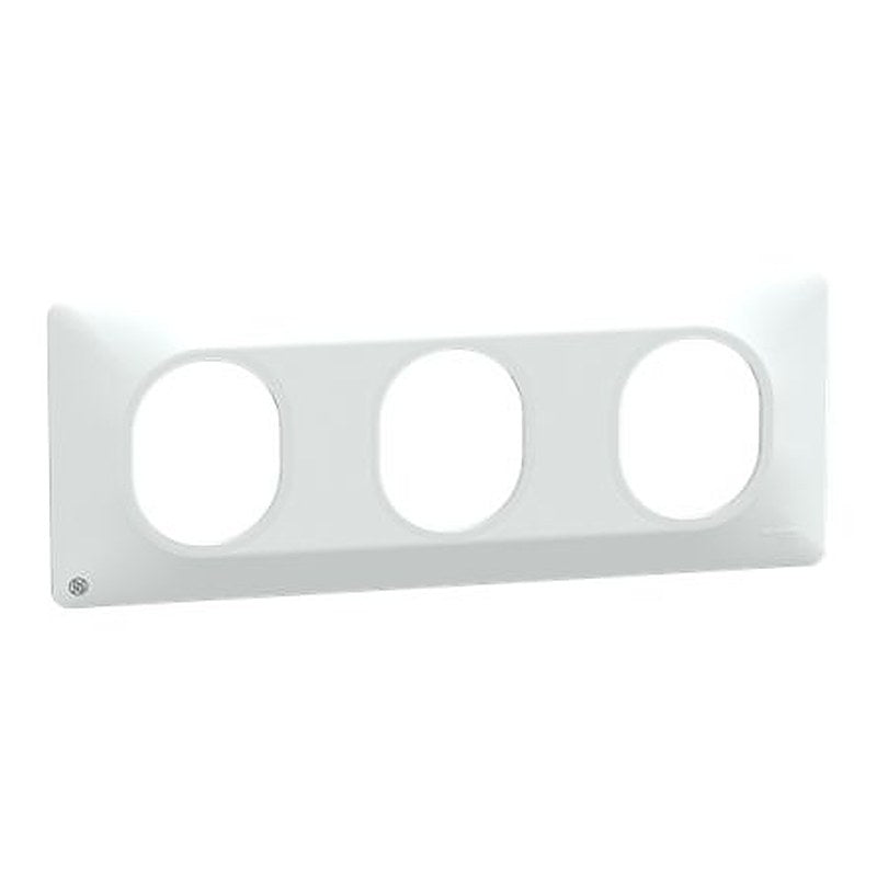 Schneider Electric White 3 Gang Cover Plate