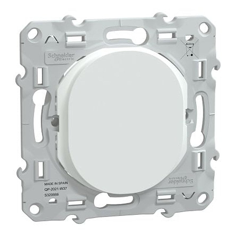 Schneider Electric Ovalis Series Push Button Switch, Flush, IP21D