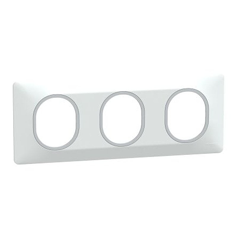 Schneider Electric White 3 Gang Light Switch Cover