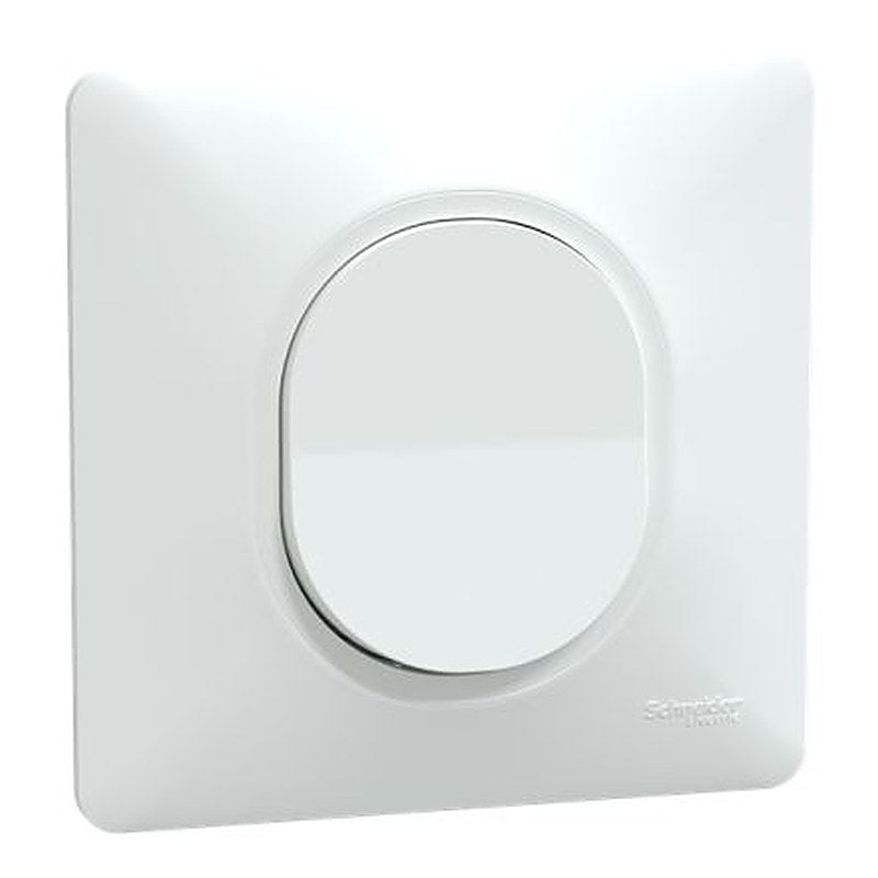 Schneider Electric White, 2 Way Bascula, Ovalis