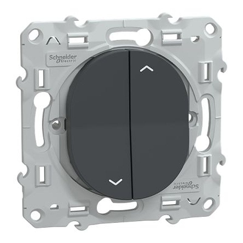 Schneider Electric Ovalis C Grey Mast Thermoplastic Back Box Mounting Frame, IP21D, Surface Mount 71 mm 71mm 43 mm