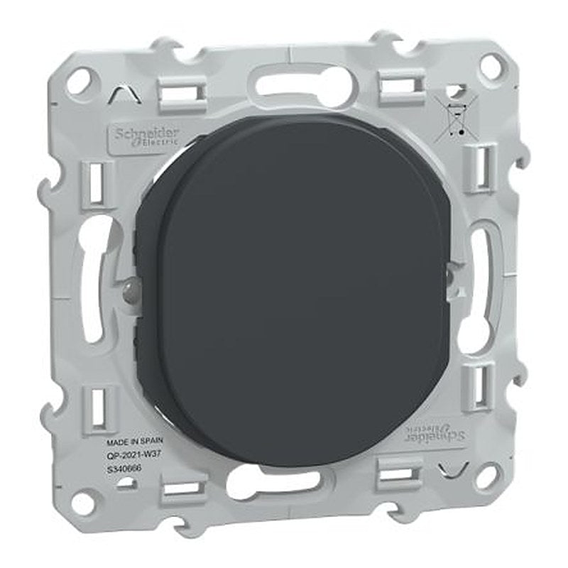 Schneider Electric Lighting Cover for use with Ovalis C, 71mm Width, Screw Fixing, 71 mm