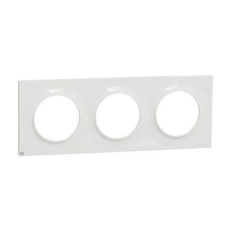 Schneider Electric White, 3 Gang, Odace 2011