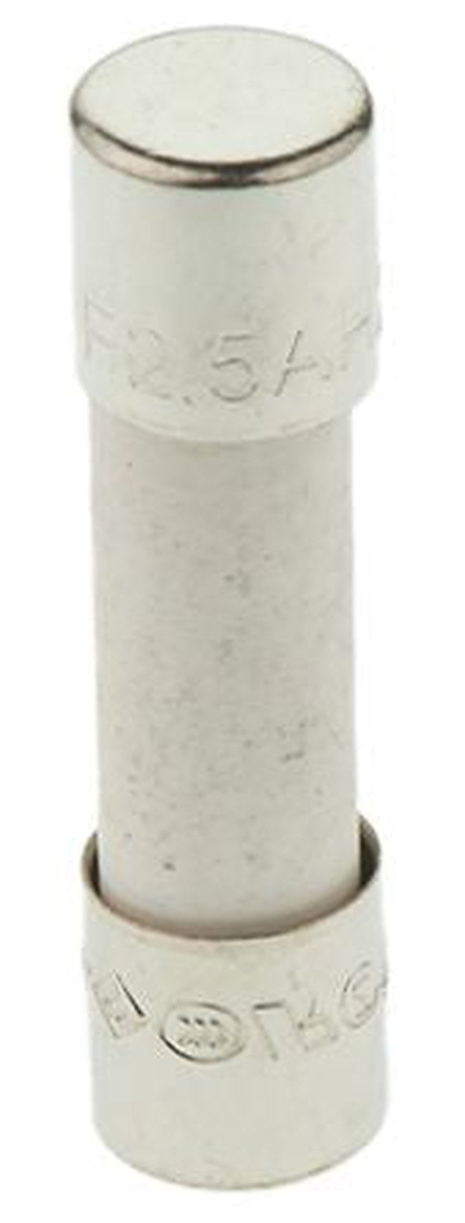 Eaton 2.5A F Ceramic Cartridge Fuse, 5 x 20 mm