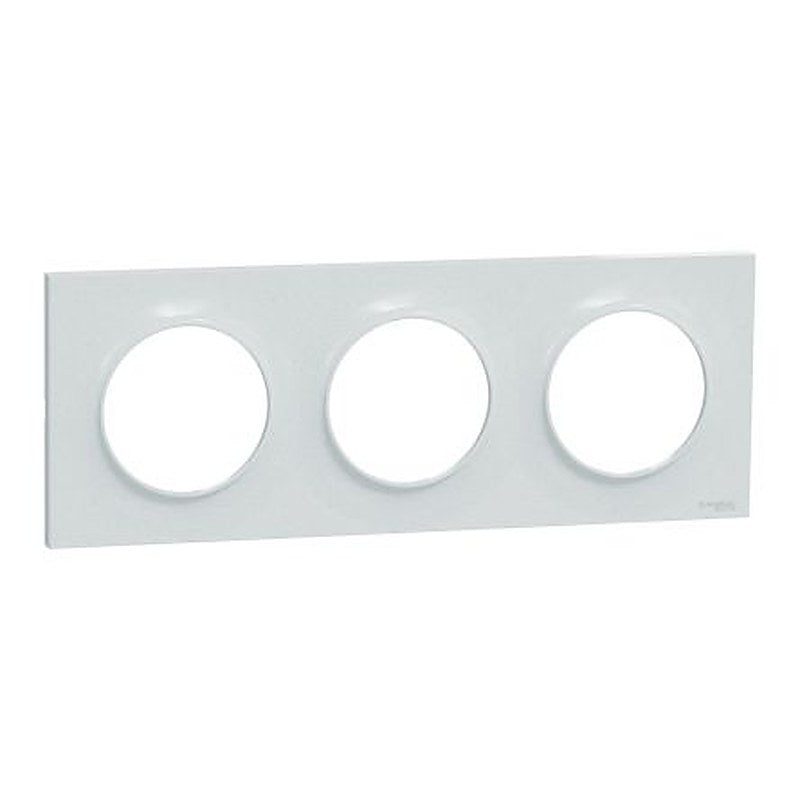 Schneider Electric White 3 Gang Light Switch Cover