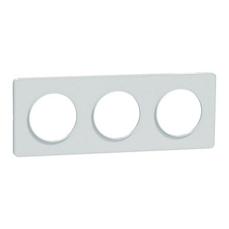 Schneider Electric White 3 Gang Light Switch Cover