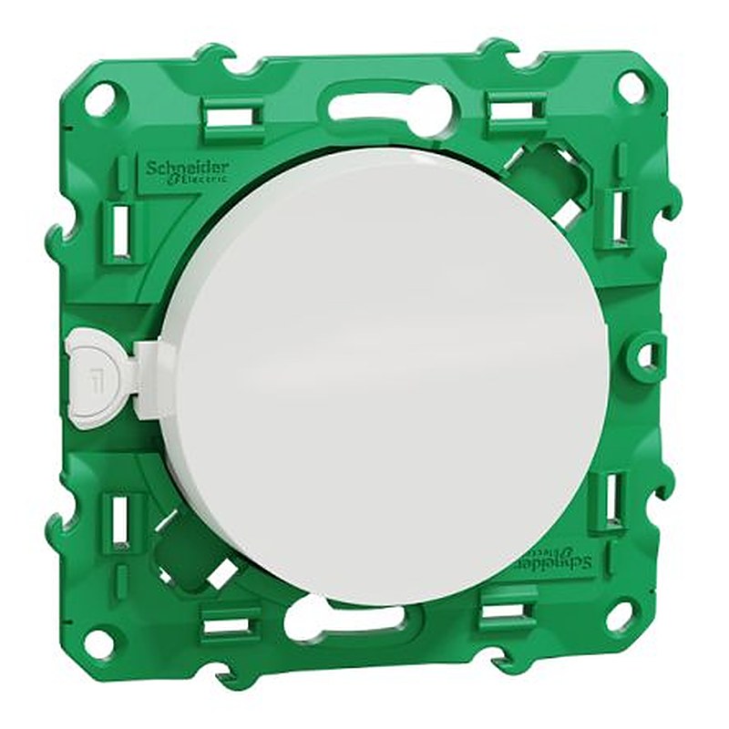 Schneider Electric White, 1 Way Rocker Light Switch, 1 Gang, Odace 2011