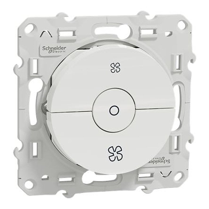Schneider Electric 2 Way White 6A Odace 2011 Series