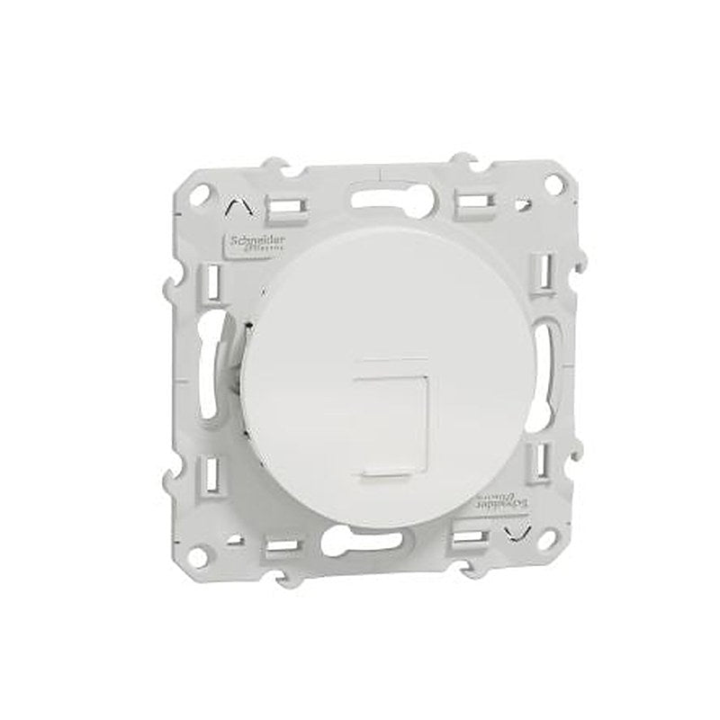 Schneider Electric Odace 2011 Series RJ45 Socket Female, Flush Shielded Circular 1 Way