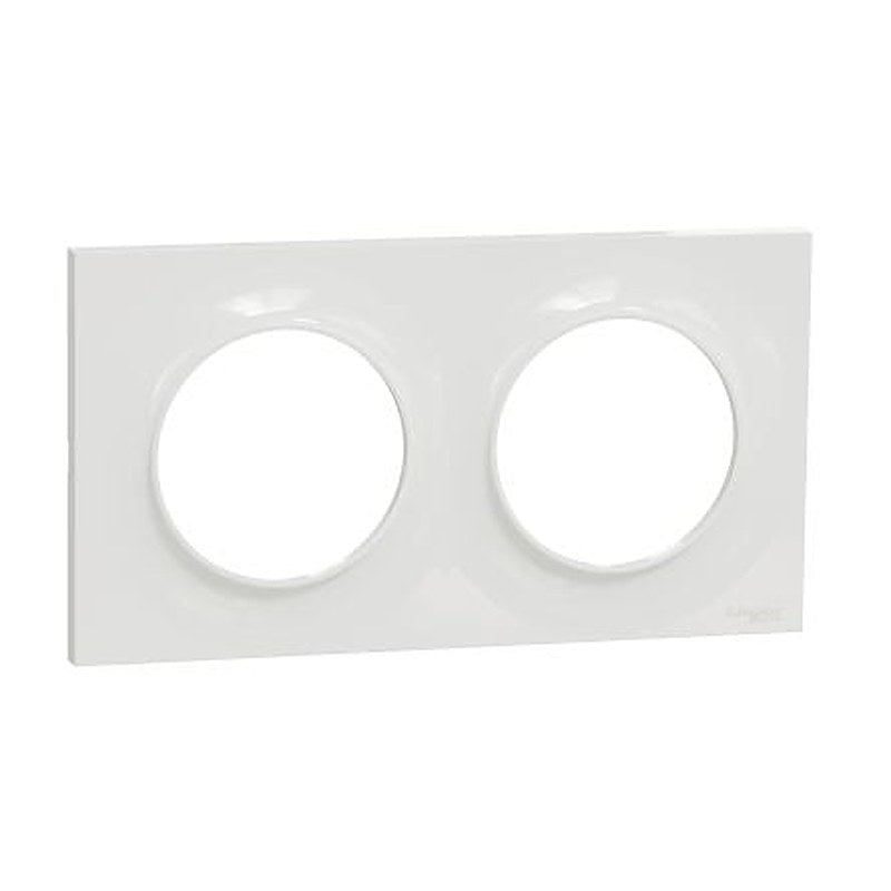 Schneider Electric White 2 Gang Cover