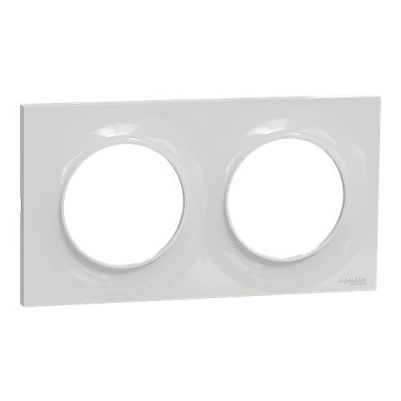 Schneider Electric Grey 2 Gang Cover Plate
