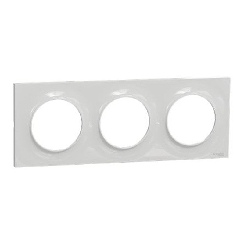 Schneider Electric Grey 3 Gang Cover Plate