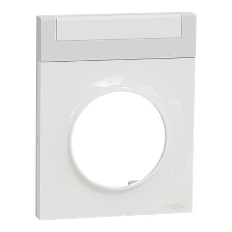 Schneider Electric White 1 Gang Cover Plate