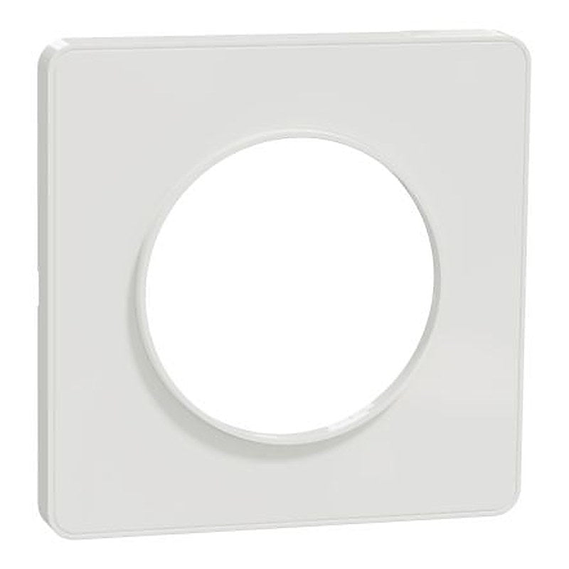 Schneider Electric White 1 Gang Cover Plate Thermoplastic Cover Plate