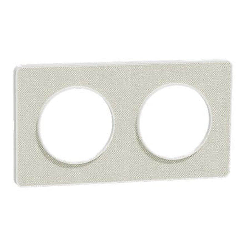 Schneider Electric White 2 Gang Cover Plate