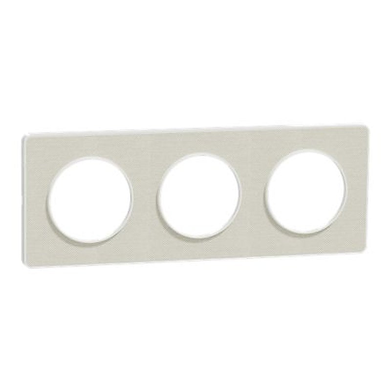 Schneider Electric White 3 Gang Cover Plate