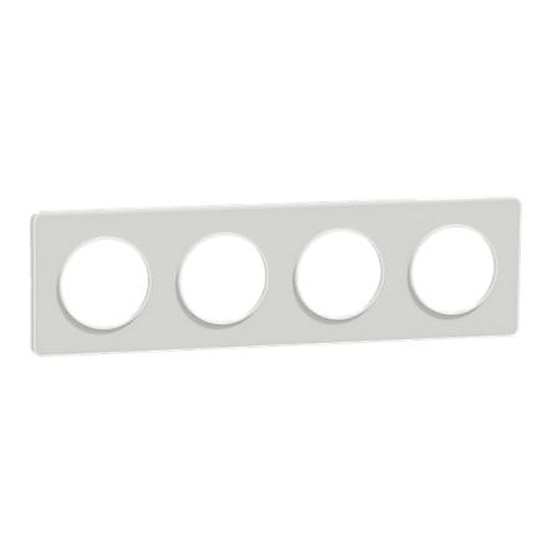 Schneider Electric White 4 Gang Light Switch Cover
