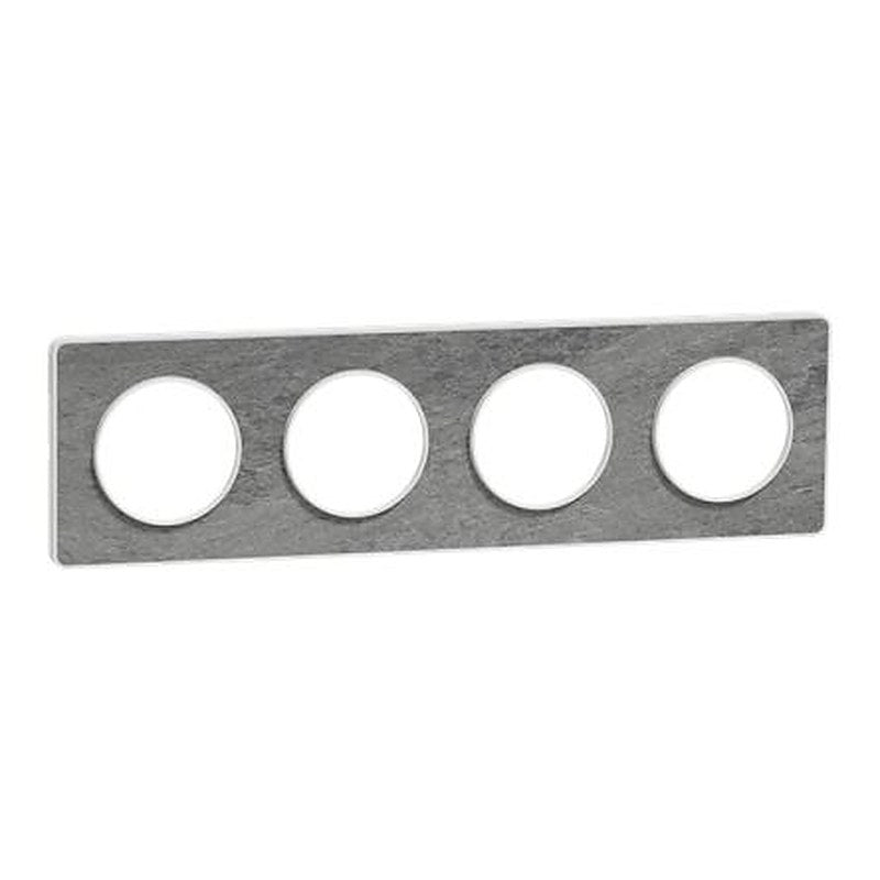 Schneider Electric Lighting Cover for use with Odace, 298mm Width, Clip Fixing, 85 mm