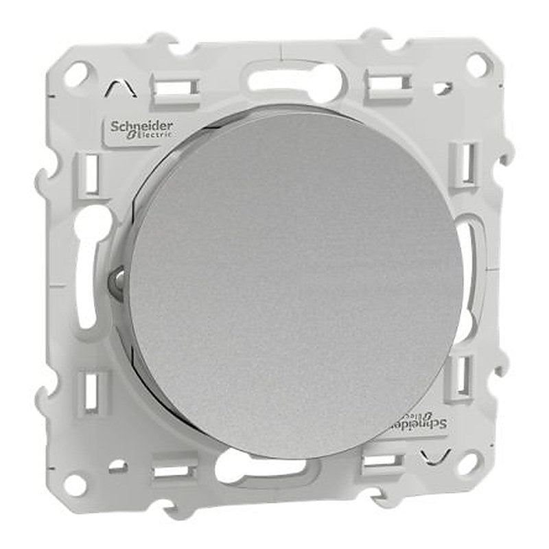 Schneider Electric Grey, 2 Way Rocker Light Switch, 1 Gang, Odace 2011