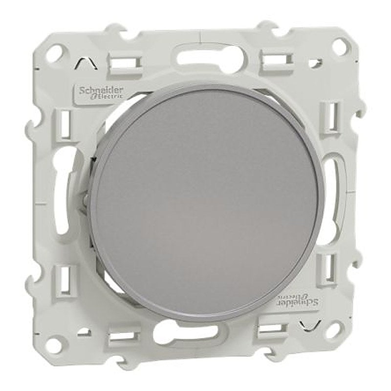 Schneider Electric Odace 2011 White, Grey Plug Socket