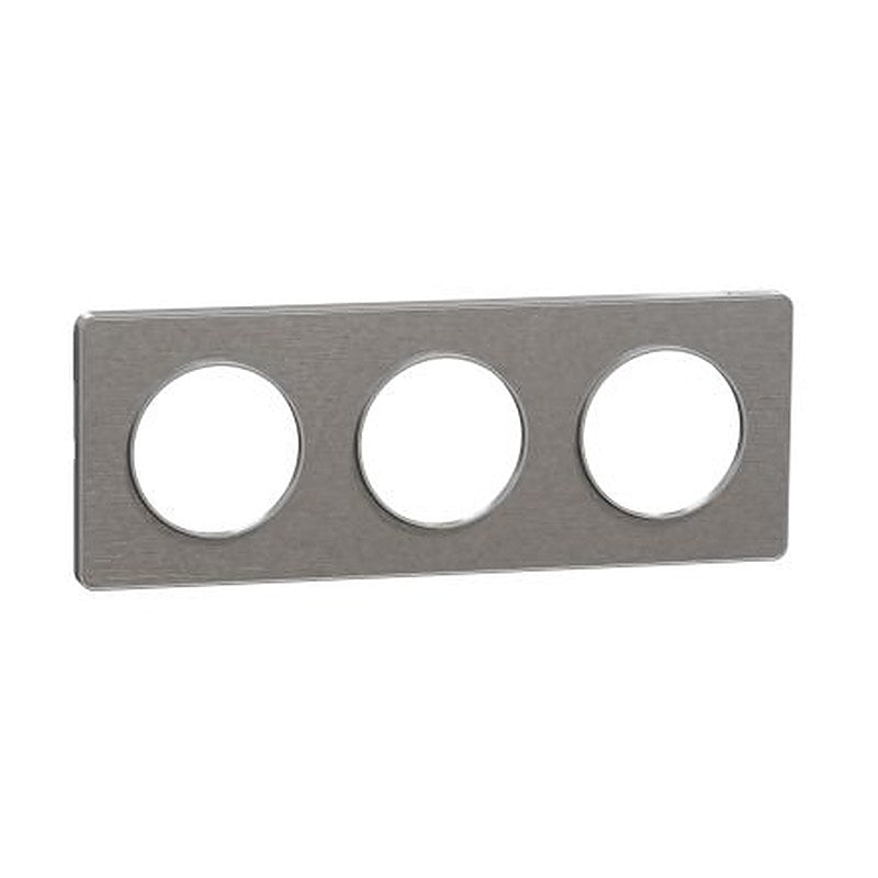 Schneider Electric Grey, 3 Gang, Odace 2011