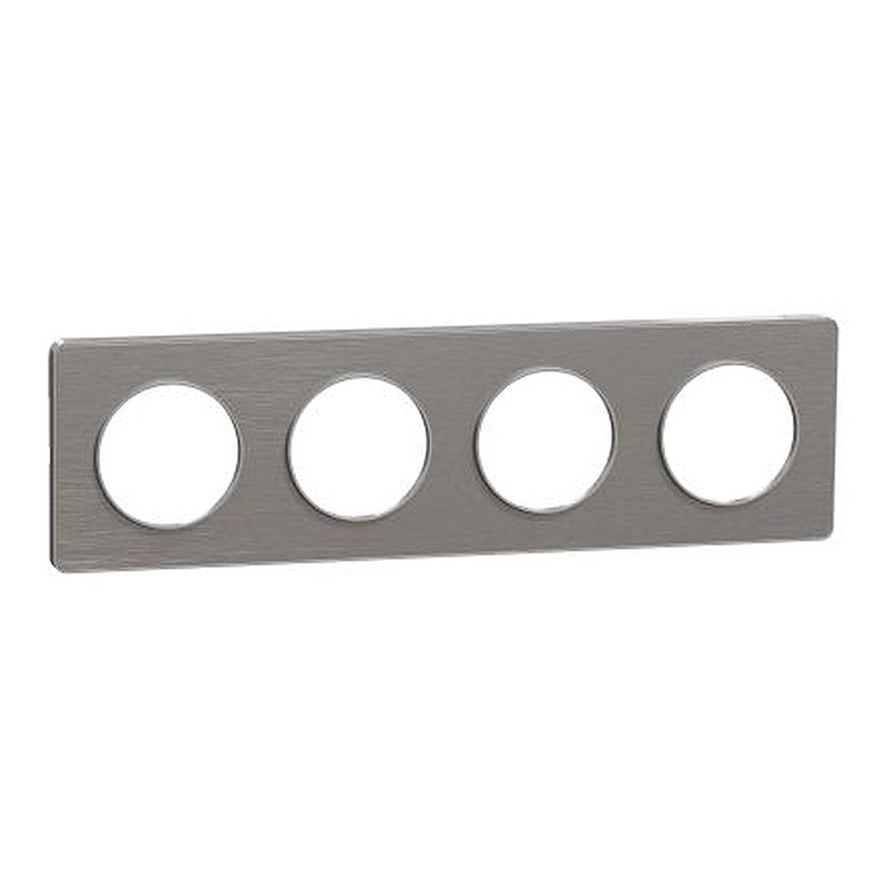 Schneider Electric Grey, 4 Gang, Odace 2011